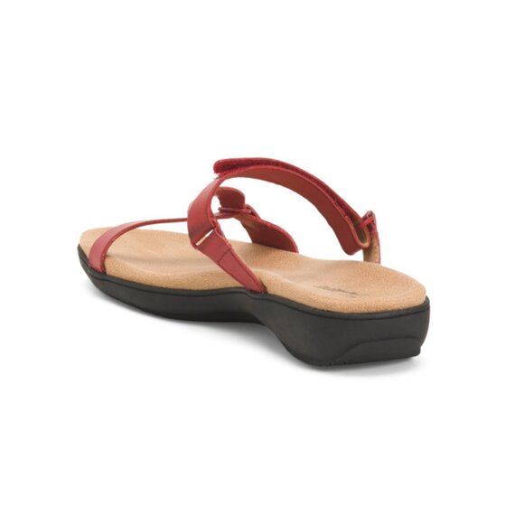 TROTTERS Black/white Leather Raja Comfort Sandals - Picture 2 of 2